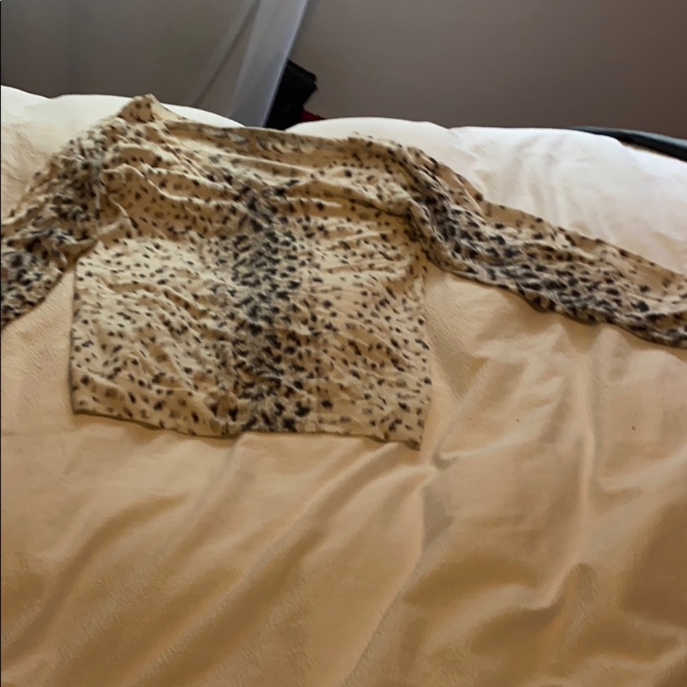 Joie leopard print shirt